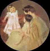 Mary Cassatt Mother and children oil painting artist